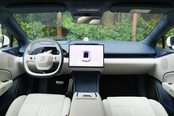Zeekr 007 interior blue & gray