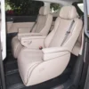 XPeng X9 interior coffee brown